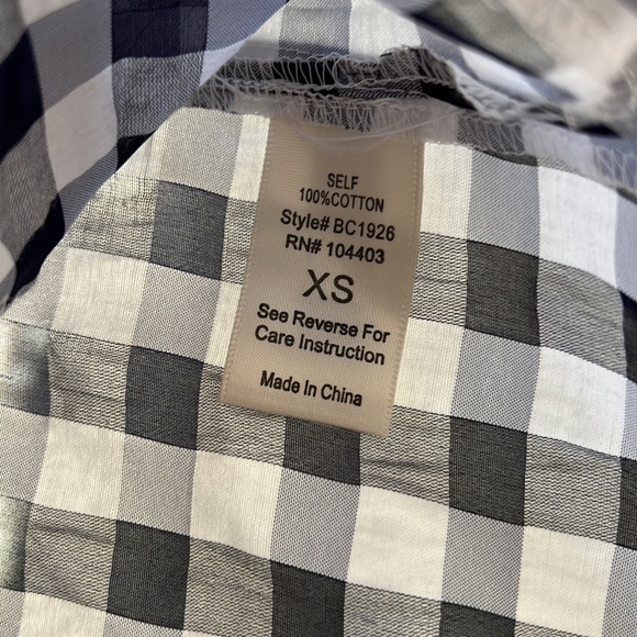 JOA Gingham Top - Picture 9 of 12